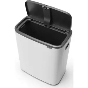 Produkt Bílý dotykový ocelový odpadkový koš 60 l Bo Touch Bin – Brabantia