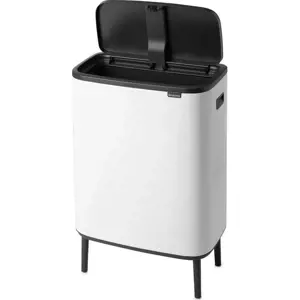 Produkt Bílý dotykový ocelový odpadkový koš 60 l Bo Touch Bin Hi – Brabantia