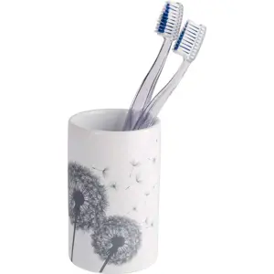 Produkt Bílý keramický kelímek na zubní kartáčky Wenko Astera