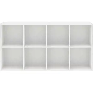 Bílý modulární policový systém 136x69 cm Mistral Kubus - Hammel Furniture