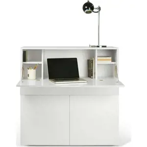 Produkt Bílý pracovní stůl TemaHome Focus, 110 x 109 cm