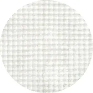 Bílý pratelný kulatý koberec ø 120 cm Bubble White – Mila Home