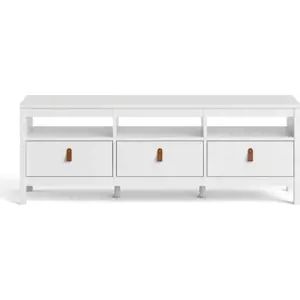 Produkt Bílý TV stolek 151x54 cm Madrid – Tvilum