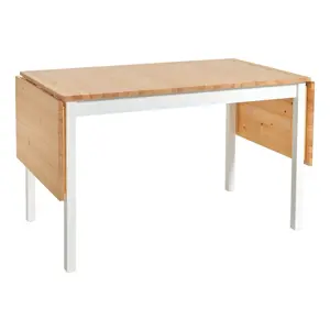 Produkt Borovicový rozkládací jídelní stůl s bílou konstrukcí Bonami Essentials Brisbane, 120 (200) x 70 cm