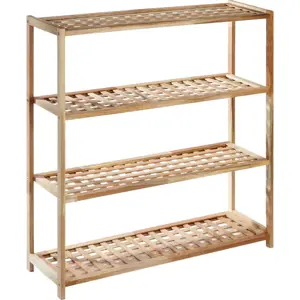 Produkt Botník z ořechového dřeva Premier Housewares Shoe Rack, 79 x 80 cm