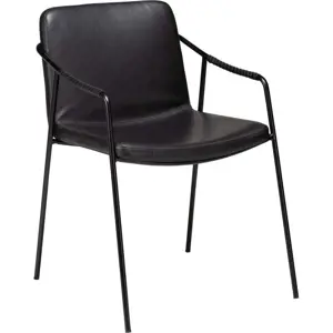 Produkt Černá jídelní židle z imitace kůže DAN-FORM Denmark Boto