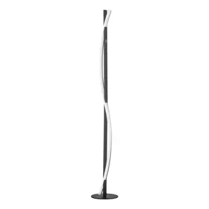 Černá LED stmívatelná stojací lampa (výška 144,5 cm) Bridge – Fischer & Honsel