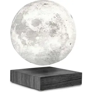 Černá LED stolní lampa (výška 14 cm) Moon – Gingko