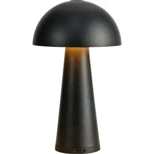 Černá LED stolní lampa (výška 26,5 cm) Fungi – Markslöjd