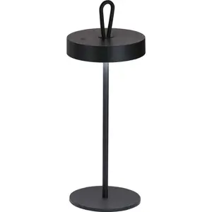 Černá LED stolní lampa (výška 47 cm) Dord – Fischer & Honsel