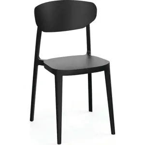 Produkt Černá plastová zahradní židle Mare – Rojaplast