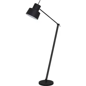 Produkt Černá stojací lampa (výška 120 cm) Wesly – Light & Living