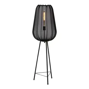 Produkt Černá stojací lampa (výška 132 cm) Plumeria – Light & Living