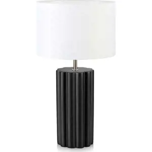 Produkt Černá stolní lampa Markslöjd Column, výška 44 cm