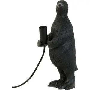 Produkt Černá stolní lampa (výška 34 cm) Penguin – Light & Living