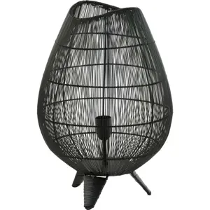 Produkt Černá stolní lampa (výška 47 cm) Yumi – Light & Living