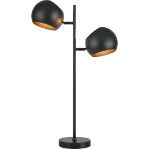 Černá stolní lampa (výška 65 cm) Edgar – Markslöjd