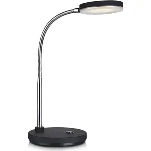 Černá stolní LED lampa Markslöjd Flex