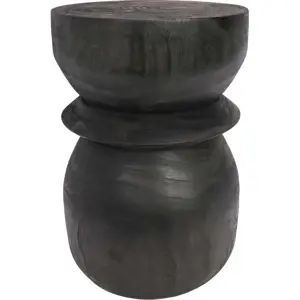 Produkt Černá zahradní stolička ze dřeva paulownia WOOOD Bikkel