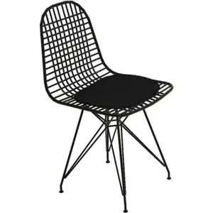Produkt Černé kovové jídelní židle v sadě 2 ks Kafes – Kalune Design