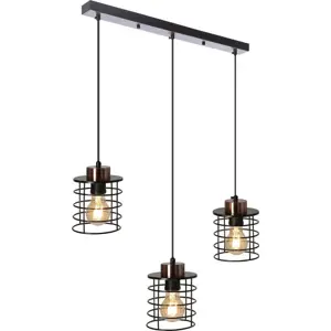 Produkt Černé kovové závěsné svítidlo 12x64 cm Glob – Candellux Lighting