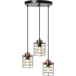 Produkt Černé kovové závěsné svítidlo Glob – Candellux Lighting