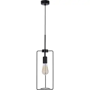 Produkt Černé kovové závěsné svítidlo ø 25 cm Cord – Candellux Lighting