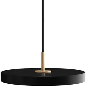 Produkt Černé LED stmívatelné závěsné svítidlo s kovovým stínidlem ø 31 cm Asteria Plus Mini – UMAGE
