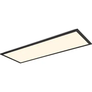 Černé LED stropní svítidlo 29.5x80 cm Beta – Trio