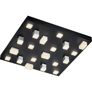 Produkt Černé LED stropní svítidlo s kovovým stínidlem 45x45 cm Civeto – CINQUE