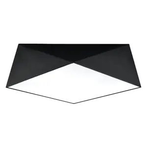 Černé stropní svítidlo 45x45 cm Koma – Nice Lamps