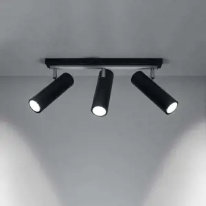 Produkt Černé stropní svítidlo 6x45 cm Mira – Nice Lamps