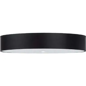 Produkt Černé stropní svítidlo se skleněným stínidlem ø 80 cm Herra – Nice Lamps
