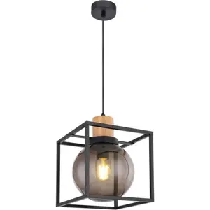 Produkt Černé závěsné svítidlo 19x19 cm Retro 2 – Candellux Lighting