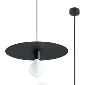 Produkt Černé závěsné svítidlo ø 40 cm Livago – Nice Lamps