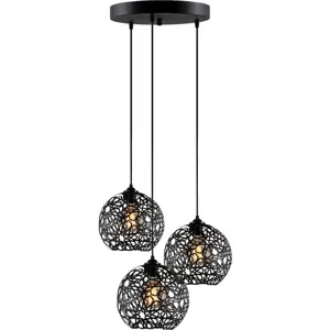 Černé závěsné svítidlo ø 65 cm Fellini – Opviq lights