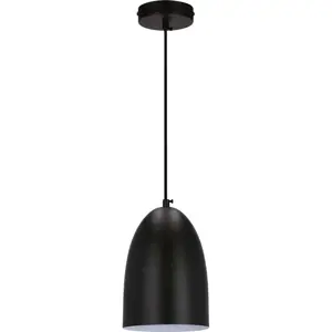 Produkt Černé závěsné svítidlo s kovovým stínidlem ø 14 cm Icaro – Candellux Lighting