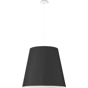 Produkt Černé závěsné svítidlo se skleněným stínidlem ø 50 cm Tresco – Nice Lamps