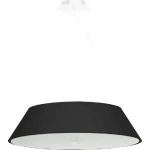 Produkt Černé závěsné svítidlo se skleněným stínidlem ø 60 cm Hektor – Nice Lamps