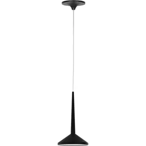 Černé závěsné svítidlo SULION Rita, výška 100 cm