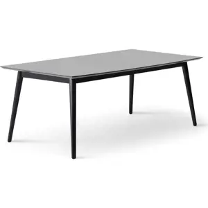 Produkt Černo-antracitový rozkládací jídelní stůl 100x210 cm Meza – Hammel Furniture