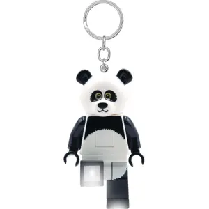 Černo-bílá klíčenka se svítilnou Iconic Panda – LEGO®