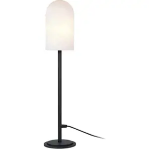 Černo-bílá stojací lampa (výška 90 cm) Afternoon – Markslöjd