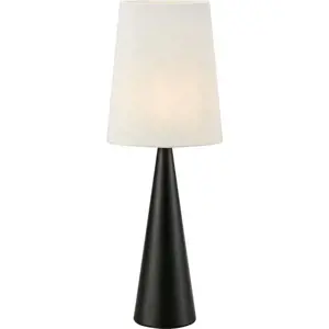 Černo-bílá stolní lampa (výška 64 cm) Conus – Markslöjd