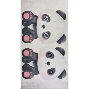 Černo-bílý dětský koberec 100x160 cm Panda Friends – Vitaus