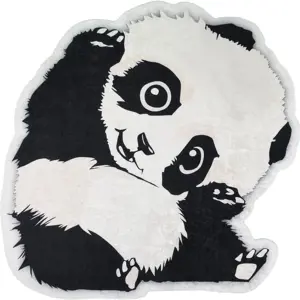 Produkt Černo-bílý dětský koberec ø 100 cm Cuddly Panda – Vitaus