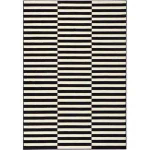 Černo-bílý koberec Hanse Home Gloria Panel, 120 x 170 cm