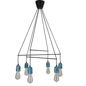 Produkt Černo-modré závěsné svítidlo Vider – Candellux Lighting