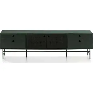 Produkt Černo-zelený televizní stolek Teulat Punto