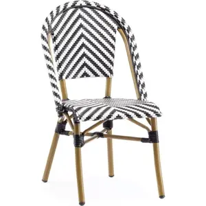 Produkt Černobílá zahradní židle Magic – Floriane Garden